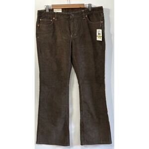 NWT Vintage Polo Jeans Co Brown Corduroys Bootcut Pants Sz 14 NOS‎ New